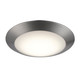 Trans Globe Imports - LED-50099 BN - LED Disk - Lunaire - Brushed Nickel