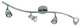 Trans Globe Imports - W-466 BN - Four Light Track Light - Stingray - Brushed Nickel