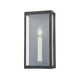 Troy Lighting - B1031-TBK/WZN - One Light Outdoor Wall Sconce - Vail - Texture Black/Weathered Zinc