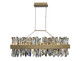 Allegri - 030252-038 - LED Island Pendant - Glacier - Brushed Champagne Gold