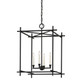 Troy Lighting - F1097-BI - Four Light Lantern - Huck - Black Iron Troy Lighting - F1097-BI - Four Light Lantern - Huck - Black Iron