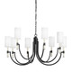 Troy Lighting - F1140-FOR - Eight Light Chandelier - Gustine - For