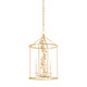 Troy Lighting - F1816-VGL - Four Light Lantern - Adrienne - Vintage Gold Leaf