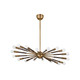 Troy Lighting - F3036-PBR/BRZ - 18 Light Chandelier - Obie - Patina Brass