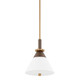 Troy Lighting - F4212-PBR/BRZ - One Light Pendant - Staton - Patina Brass/Bronze
