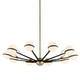Troy Lighting - F5306-TBZ/BBA - Ten Light Chandelier - Ace - Textured Bronze Brushed Brass