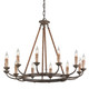 Troy Lighting - F6117-EB - 12 Light Chandelier - Cyrano - Earthen Bronze