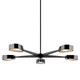 Troy Lighting - F7335-TBK/BCR - Five Light Chandelier - Allisio - Texture Black