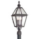 Troy Lighting - P9625-TBK - Three Light Post Lantern - Townsend - Texture Black