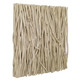 Gathered Teak Wall Decor (04352)