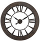 Uttermost - 06085 - Wall Clock - Ronan - Dark Rustic Bronze