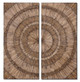 Uttermost - 07636 - Wall Art - Lanciano - Natural Wood Chips w/Burnished