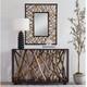 Teak Maze Mirror (08184)
