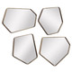 Linneah Mirror, Set Of 4 (09616)