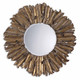 Uttermost - 12742 B - Mirror - Hemani - Antiqued Gold Leaf w/Burnished Edges And A Light Gray