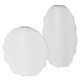 Uttermost - 17963 - Vases S/2 - Ruffled - Matte White