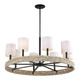 Faiyam Eight Light Chandelier (21393)