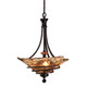 Uttermost - 21904 - Three Light Pendant - Vitalia - Oil Rubbed Bronze