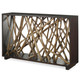 Teak Maze Console Table (22901)