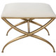 Uttermost - 23677 - Bench - Crossing - Gold Leaf