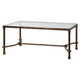 Uttermost - 24333 - Coffee Table - Warring - Rustic Bronze Patina