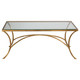 Uttermost - 24639 - Coffee Table - Alayna - Antiqued Gold Leaf