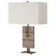 Uttermost - 30402 - One Light Table Lamp - Turning Point - Brushed Antique Brass