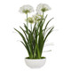 Uttermost - 60221 - Centerpiece - Purity Agapanthus - Gloss White