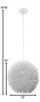 Urchin One Light Pendant (169P01WH)