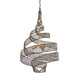 Varaluz - 240P03MBFG - Three Light Pendant - Flow - Matte Black/French Gold