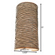 Flow One Light Wall Sconce (241W01HO)
