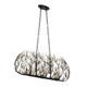 Bask Six Light Linear Pendant (271N06MBFG)
