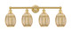 Innovations - 616-4W-SG-G459-6ME - Four Light Bath Vanity - Edison - Satin Gold