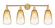 Innovations - 616-4W-SG-G480-6AM - Four Light Bath Vanity - Edison - Satin Gold
