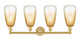 Edison Four Light Bath Vanity (616-4W-SG-G480-6AM)