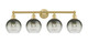 Innovations - 616-4W-SG-G483-8SL - Four Light Bath Vanity - Edison - Satin Gold