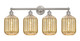 Innovations - 616-4W-SN-G460-7ME - Four Light Bath Vanity - Edison - Brushed Satin Nickel