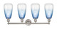 Edison Four Light Bath Vanity (616-4W-SN-G480-6SB)