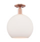 Innovations - 716-1C-AC-G121-12 - One Light Semi-Flush Mount - Arcadia - Antique Copper