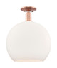 Innovations - 716-1C-AC-G121-14 - One Light Semi-Flush Mount - Arcadia - Antique Copper