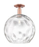 Innovations - 716-1C-AC-G1215-14 - One Light Semi-Flush Mount - Arcadia - Antique Copper
