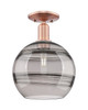 Innovations - 716-1C-AC-G556-10SM - One Light Semi-Flush Mount - Arcadia - Antique Copper