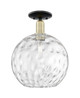 Innovations - 716-1C-BAB-G1215-12 - One Light Semi-Flush Mount - Arcadia - Black Antique Brass
