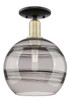 Innovations - 716-1C-BAB-G556-10SM - One Light Semi-Flush Mount - Arcadia - Black Antique Brass