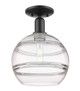 Innovations - 716-1C-BK-G556-10CL - One Light Semi-Flush Mount - Arcadia - Matte Black