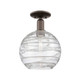 Innovations - 716-1C-OB-G1213-10CL - One Light Semi-Flush Mount - Arcadia - Oil Rubbed Bronze