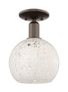 Innovations - 716-1C-OB-G1216-8WM - One Light Semi-Flush Mount - Arcadia - Oil Rubbed Bronze