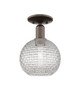 Innovations - 716-1C-OB-G122C-8CL - One Light Semi-Flush Mount - Arcadia - Oil Rubbed Bronze
