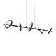 Dals - RRPD5-CC-BK - Five Light Linear Pendant - Olympia Five - BK