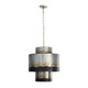 Varaluz - 323F04OG - Four Light Pendant - Cannery - Ombre Galvanized